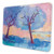 Abstract Colorful Nature Oil Painting with Spring Trees Swee Rectangle Mouse Pad Non-Slip Rectangular Mouse Pads Size 10 x 12 Inch
