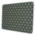 Abstract Floral Motifs Mosaic Tile Pattern with Leaf Ornamen Rectangle Mouse Pad Non-Slip Rectangular Mouse Pads Size 10 x 12 Inch