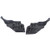 Evan-Fischer Engine Splash Shield Set of 2 Compatible with 95-2000 Lexus LS400 Under Cover Right and Left Side Rear