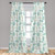 Lunarable Geometric Curtains Pastel Colored Shapes Pattern Golden Yellow Paint Drippings Window Treatments 2 Panel Set for Living Room Bedroom Decor 56" x 63" Green Mint