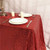 TRLYC 50" 85" Sparkly Red Table Cloth Red Wedding Glitz Tablecloth Sequin Wedding Fabric