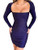 Long Sleeve Dresses for Women Sexy Bodycon Party Club Night Mini Dresses -M Purple Long Sleeve Mini Dress- Long Sleeve Dresses for Women Sexy Bodycon Party Club Night Mini Dresses -M Purple Long Sleeve Mini Dress-