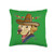 Cinco de Mayo Tee  and  Apparel Ltd. Yellow Lab Cinco De Mayo Mexican Sombrero Dog Gift Throw Pillow 16x16 Multicolor