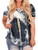 Women Plus Size Tops 4X Loose Fit Tie Dye Shirts ZM 26W