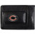 NFL Siskiyou Sports Mens Chicago Bears Leather Cash  and  Cardholder One Size Black
