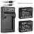 Kastar Battery (X2) & Slim USB Charger for Fujifilm NP-W126 NP-W126s and Fuji HS30EXR HS33EXR HS35EXR HS50EXR X100F X-PRO1 X-PRO2 X-A1 X-A2 X-A3 X-A10 X-E1 X-E2 X-E2S X-E3 X-M1 X-T1 X-T2 X-T10 X-T20