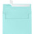 LUXPaper A2 Invitation Envelopes in 80 lb. Seafoam for 4 1-4 x 5 1-2 Cards Printable Square Flap Envelopes for Invitations with Peel and Press 50 Pack Envelope Size 4 3-8 x 5 3-4 -Blue-Green-