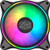 Cooler Master MasterFan MF140 Halo Addressable RGB 140mm Fan The New Mute Rubber pad Used for 5V 3-Pin ARGB PWM Static Pressure Duo-Ring ARGB LED Lighting
