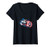 Womens Marvel The Falcon the Winter Soldier Captain America Paint V-Neck T-Shirt