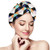 KXT Variegated Geometric Stripes Microfiber Hair Towel Wraps for Women Quick Dry Anti-frizz Head Turban for Long Thick  and  Curly Hair Super Absorbent Soft KXT Variegated Geometric Stripes Microfiber Hair Towel Wraps for Women Quick Dry Anti-frizz Head Turban for Long Thick  and  Curly Hair Super Absorbent Soft