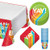 Birthday Bash Dessert Party Pack - Paper Plates Beverage Napkins Cups and Table Cover Set -Serves 16-