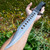 NEW! 17" Tactical Hunting Rambo Full Tang Fixed Blade Knife Machete w- Sheath -Silver-