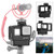 Artman Protective Housing Case Vlogging Frame Cage Mount with Microphone Cold Shoe Adapter Compatible for GoPro 7 6 5, Action Camera Accessories