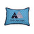 Bacati Woodlands Boys Cotton Dec Pillow Aqua-Navy-Grey