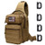 Neasyth Tactical Sling Bag Backpack Shoulder Chest Bag Outdoor Travel Hiking for Men -Tan with D-Ring Clips-