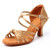 HIPPOSEUS Women Latin Dance Shoes Beige Open Toe Ballroom Salsa Dance Shoes 7 B-M- US