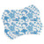 Lunarable Anchor Place Mats Set of 4 Pattern with Turtle Dolphin Sea Horse Mollusk Shark Fauna Exotic Tropical Aquatic Washable Fabric Placemats for Dining Room Kitchen Table Decor Aqua Sky Blue