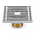 Bathroom Floor Drain Refined Copper Rapid Drainage Insect-proof and Odor-proof