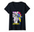 Womens Marvel X-Men Jean Grey Collage Panel Logo V-Neck T-Shirt