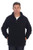 Gioberti Mens Half Zip Polar Fleece Jacket Black Small