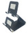 Yowanted Three Foldable Portable Adjustable Cell Phone Stand, Desktop Adjustable Dual Holder Dock for iPad, Kindle, iPhone, Nintendo Switch, SmartPhone, Tablet, and More - Black