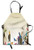 Ambesonne Spanish Apron Bull Silhouette on Spanish Flag Grunge National Elements Paint Stains Unisex Kitchen Bib with Adjustable Neck for Cooking Gardening Adult Size Vermilion Yellow