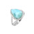 Natural Larimar Solid 925 Sterling Silver Gemstone Ring