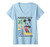 Womens Disney Mickey And Friends Pop Panels V-Neck T-Shirt