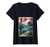 Womens Star Wars Mandalorian Panel Slice V-Neck T-Shirt