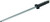 Winco Oval Diamond Sharpening Steel 12" Metal