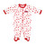 Two Feet Ahead NCAA Mississippi Old Miss Rebels Infant Polka Dot Footed Creeper Dress New Born Red