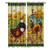 Edwiinsa Kitchen Blackout Curtains Window Drapes Treatment 2 Panels Set for Kitchen Cafe Office Nature Farm Life Rooster Hen Sunflower 55W x 39L inch