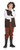 RG Costumes Renaissance Boy Costume Brown-White Medium