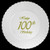 Partypro 100TH Classy Birthday Plastic Dinner Plate -8 CT.-