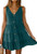 Halife Women's Button Front Dress Summer Sleeveless V-Neck Pleated Swing Dresses Peacock Blue S Halife Women's Button Front Dress Summer Sleeveless V-Neck Pleated Swing Dresses Peacock Blue S