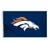 Fremont Die NFL Denver Broncos 3' x 5' Flag with Grommets 3 x 5-Foot Logo