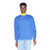 American Apparel Men's Flex-Fleece Long Sleeve Turtleneck Palace Blue-Sunshine Small