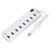 7 Port High Speed USB 3.0 with Power Adapter USB Charging Interface Computer Accessory White