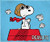 INTIMO Peanuts Snoopy The Flying Ace and The Red Baron Dogfight Fleece Plush Silk Touch Throw Blanket