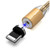 LED Magnetic USB Cable Fast Charging Type C Cable Magnet Charger Data Charge Micro USB Cable Mobile Phone Cable USB Cord for iOS 1m for iOS Gold