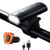 Bike Lights MCAMO Front Light USB Rechargeable Bicycle Light 800 Lumens 3000mAh 6 Light Modes LED Bike Lights Front and Back IPX5 Waterproof Headlight  and  Taillight for Night Riding Road and MTB