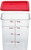 Cambro Camwear Polycarbonate Square Food Storage Container 8 Quart With Lid