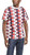 Fila Men's Talman Plaid Tee Chinese Red-White-Peacoat Large