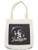 Lunarable Outer Space Tote Bag, Space Themed Art with Houston We Have a Problem Message Illustration, Cloth Linen Reusable Bag for Shopping Groceries Books Beach Travel & More, Cream