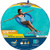 SwimWays Spring Float Papasan Pool Lounge Chair with Hyper-Flate Valve Blue