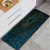 VAMIX Kitchen RugGlittery Aqua PeacockDesign Anti Fatigue Kitchen Mat Comfort Floor Mats Non-Slip Oil Stain Resistant Easy to Clean Kitchen Rugs VAMIX Kitchen RugGlittery Aqua PeacockDesign Anti Fatigue Kitchen Mat Comfort Floor Mats Non-Slip Oil Stain Resistant Easy to Clean Kitchen Rugs