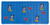 Disney Mickey Mouse"Clubhouse Mouse" Dimensional Bath Mat, Blue