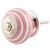IndianShelf Handmade Ceramic Stripe Drawer Knobs Dresser Cabinet Door Kitchen Cupboard Pulls Handles -3.81 cm Lavender 2 Piece-