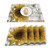 SUN-Shine Sunflowers and Bee Placemats Wooden Board Placemat for Dining Table Decorations Heat-Resistant Washable Table Mats for Kitchen Dinner Banquet Set of 4