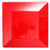 Mexico Square Salad Plate 8"Sq Melamine Red